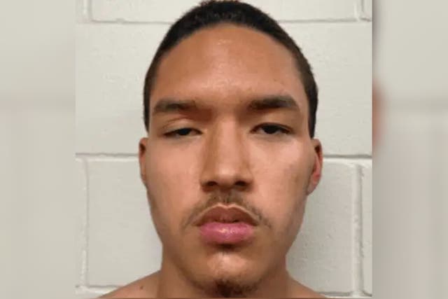 <p>Moses Ojeda, 18, was arrested after he allegedly stabbed his roommate more than 100 times on May 18</p>