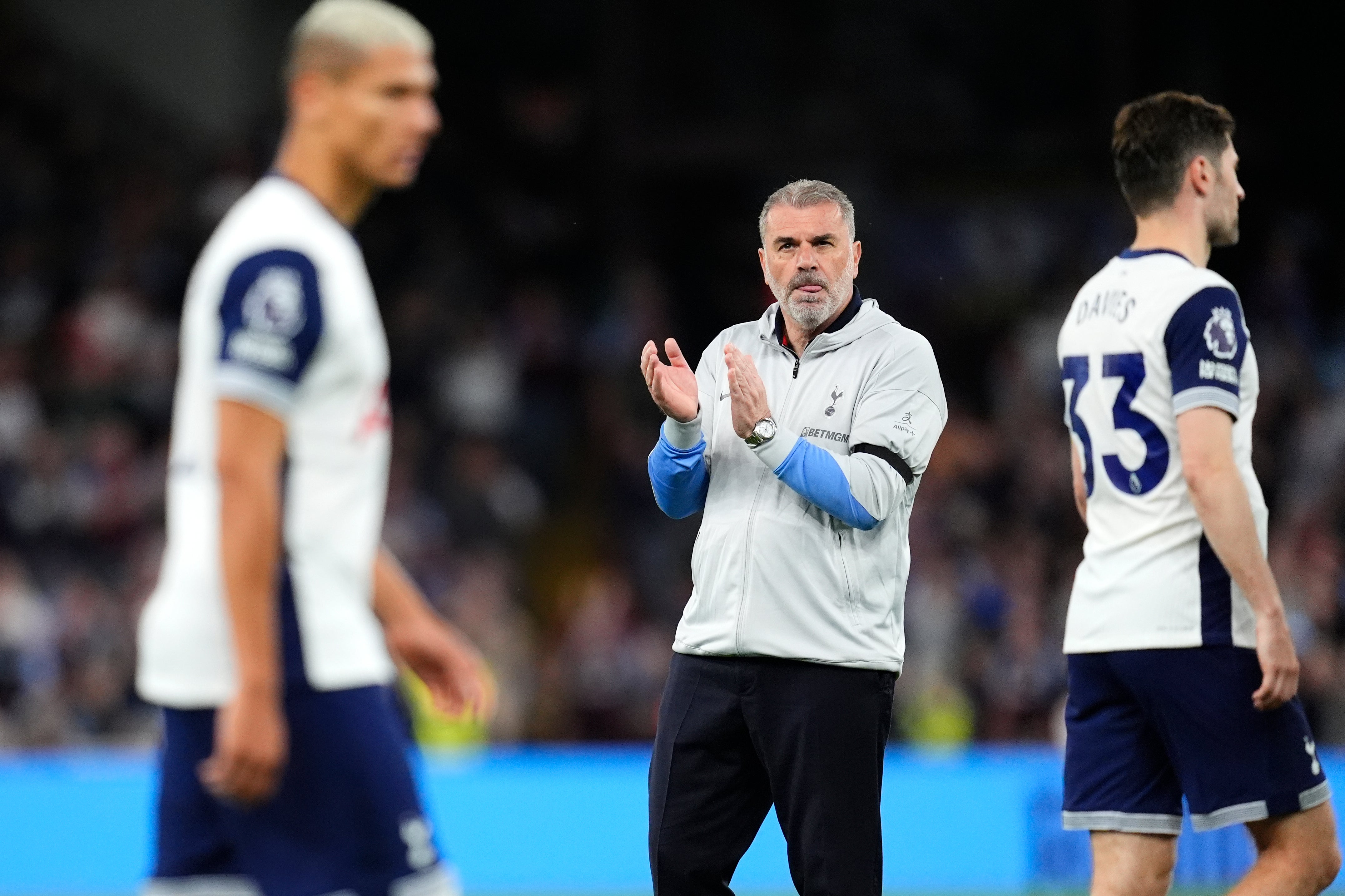 Ange Postecoglou is bidding to win a trophy in his second season with Spurs