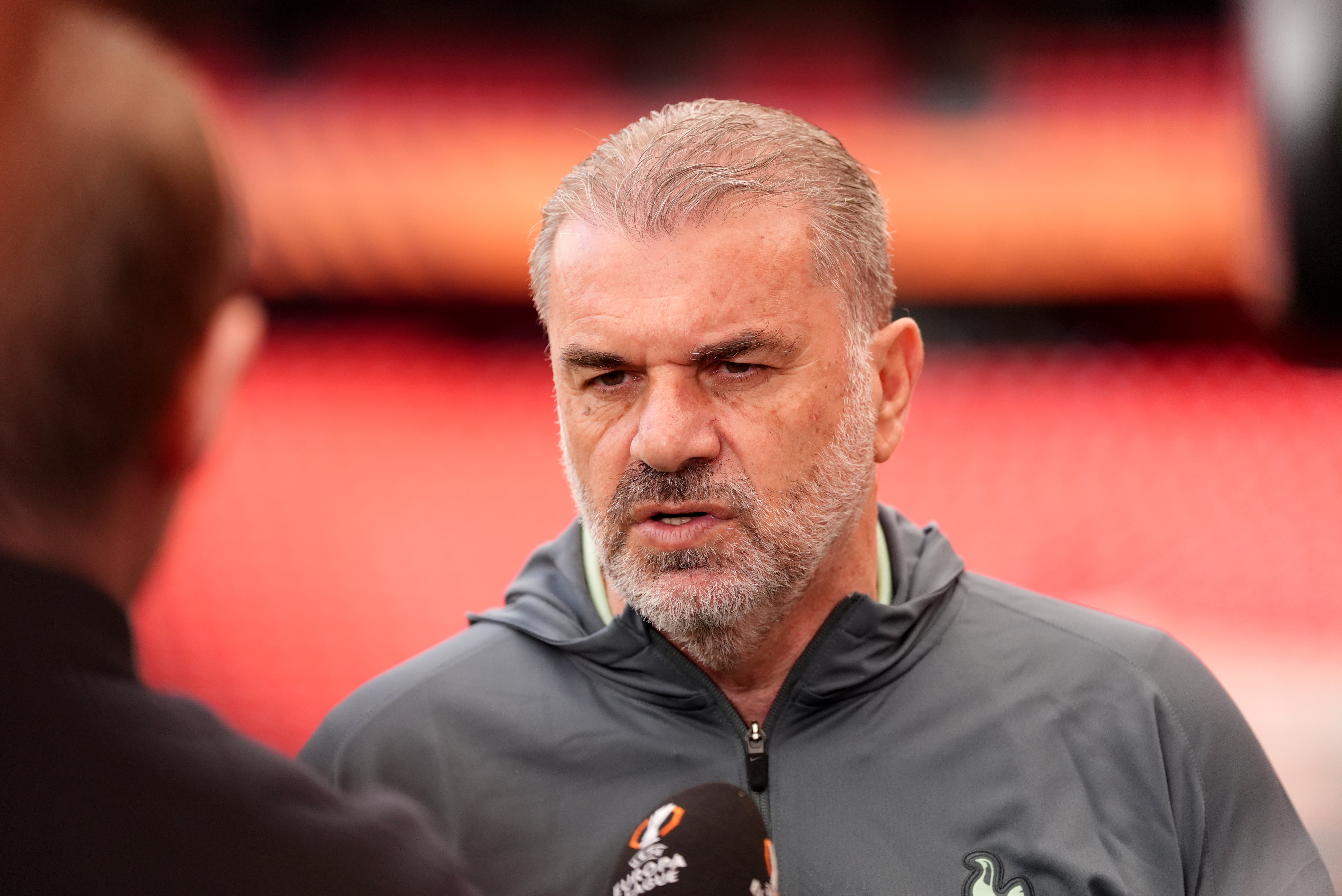 Ange Postecoglou says he is only focused on winning the Europa League and hasn't thought about his future after that