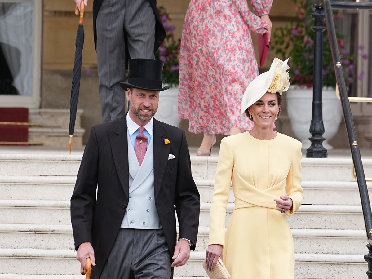 Kate returns to royal garden parties in surprise appearance at ...
