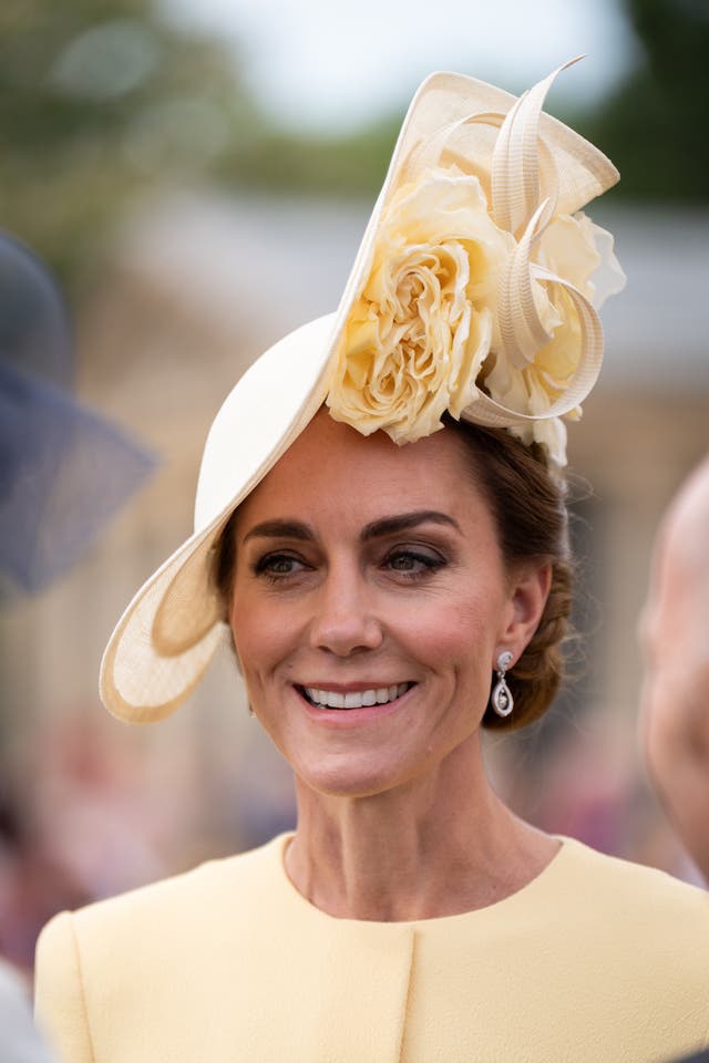 <p>The Princess of Wales during the  Royal Garden Party at Buckingham Palace, 20 May 2025</p>