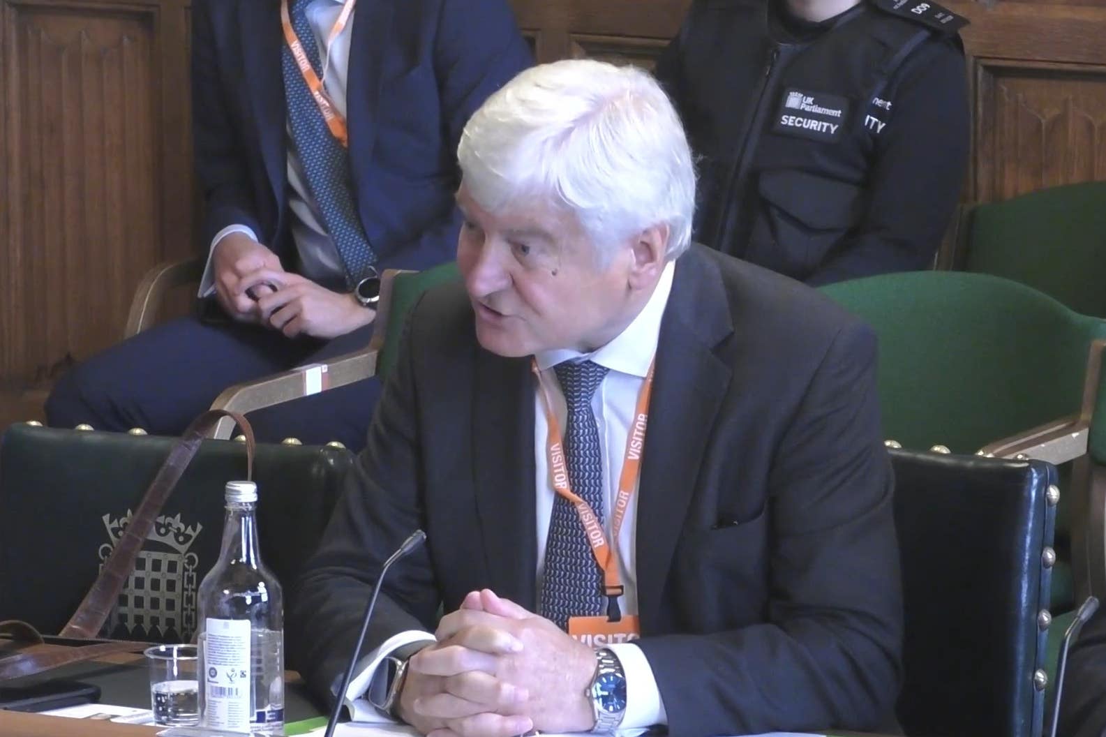 Thames Water’s chairman Sir Adrian Montague (House of Commons/UK Parliament)