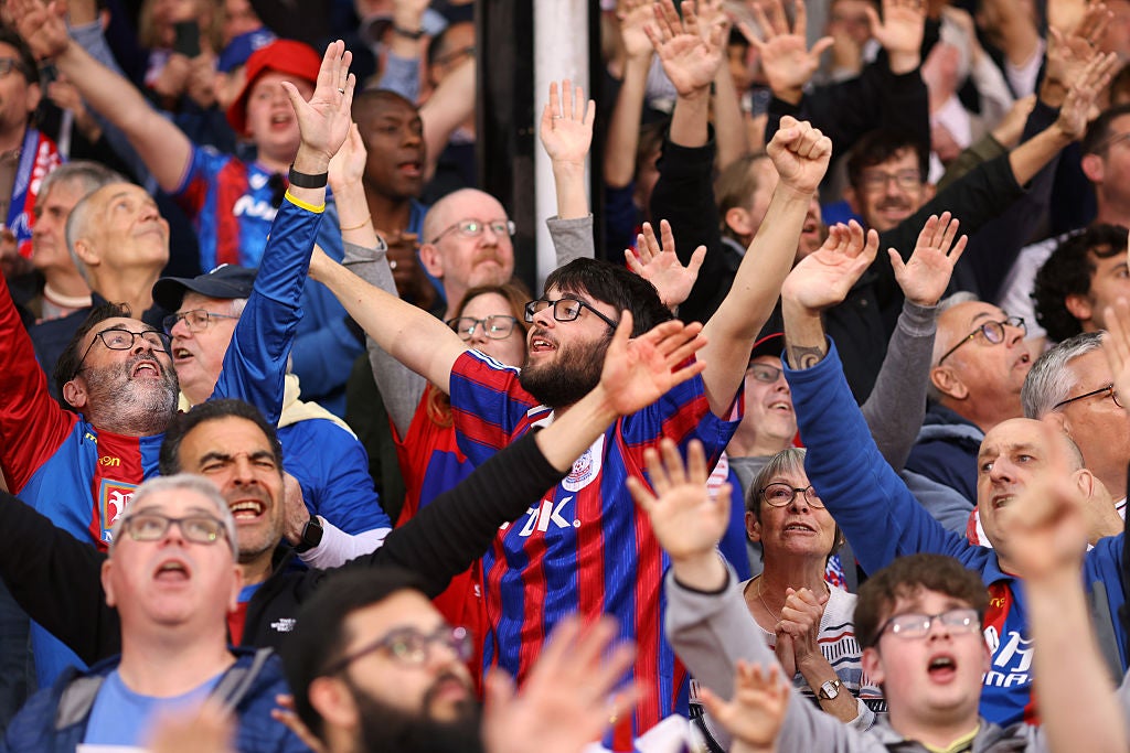 Los fanáticos de Crystal Palace todavía estaban incrédulos por su éxito de la Copa FA