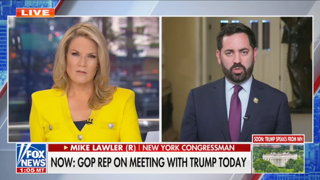 <p>New York Republican Rep. Mike Lawler hits back at criticism from President Donald Trump on Fox News on Tuesday May 20 2025</p>