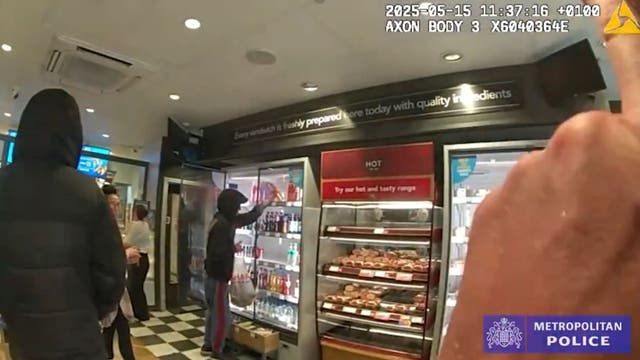 <p>When the officers first approach him, Patrick Verry says ‘whatever mate’</p>