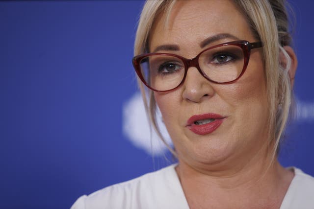 First Minister Michelle O’Neill has written to Sir Keir Starmer pressing for action on Israel (Liam McBurney/PA)