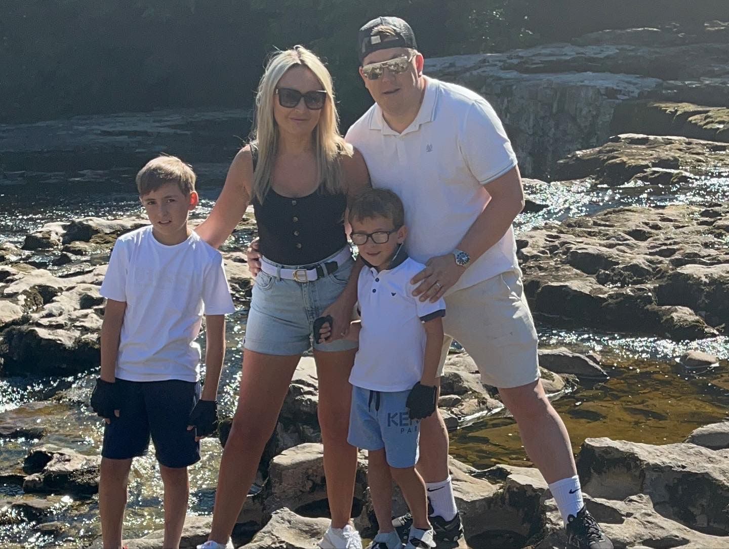 Carrie with her family