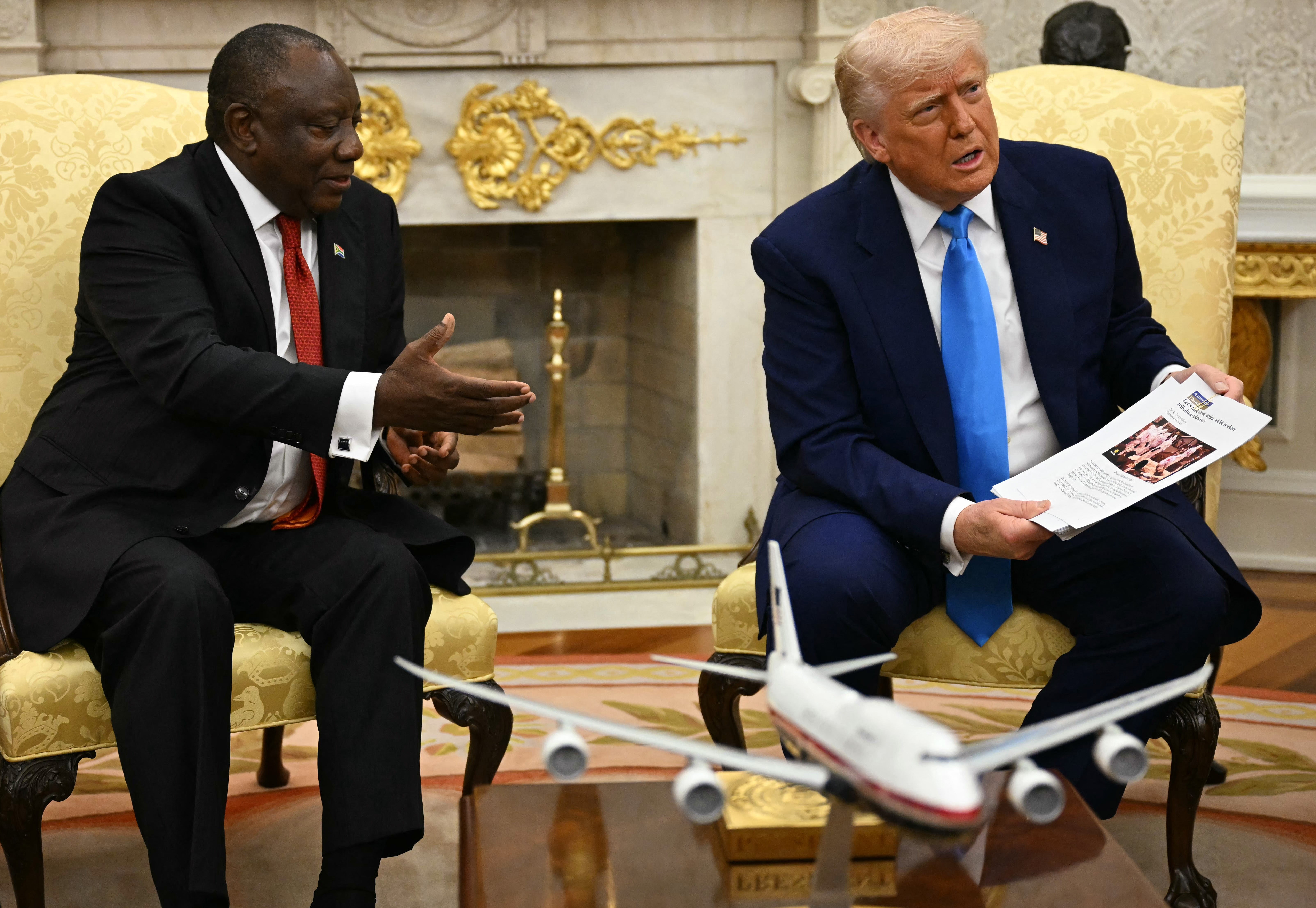 Donald Trump attacks NBC News reporter Peter Alexander for asking about the $400 million jet Qatar is giving the United States