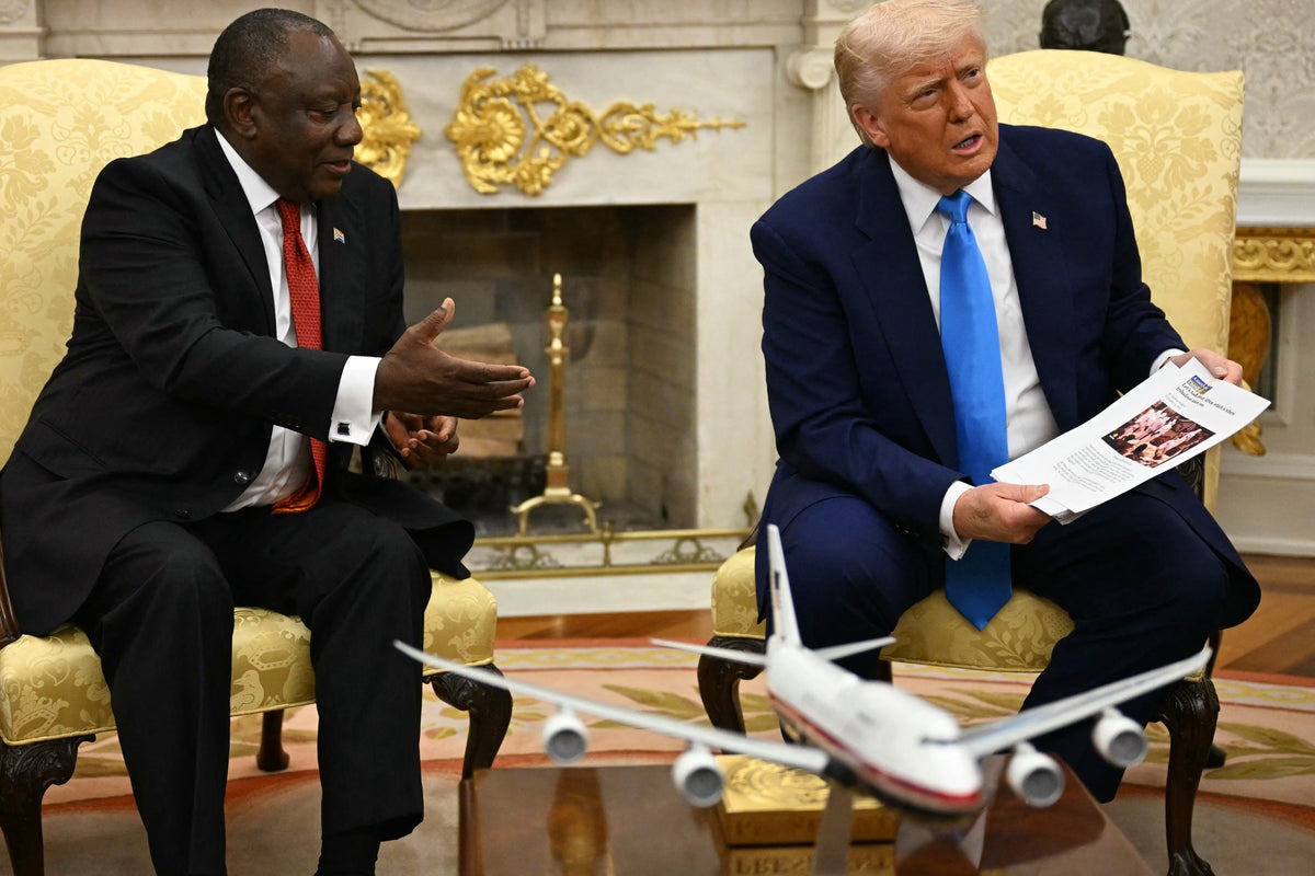 Trump blasts ‘terrible reporter’ at NBC for asking about Qatar jet during South African meeting