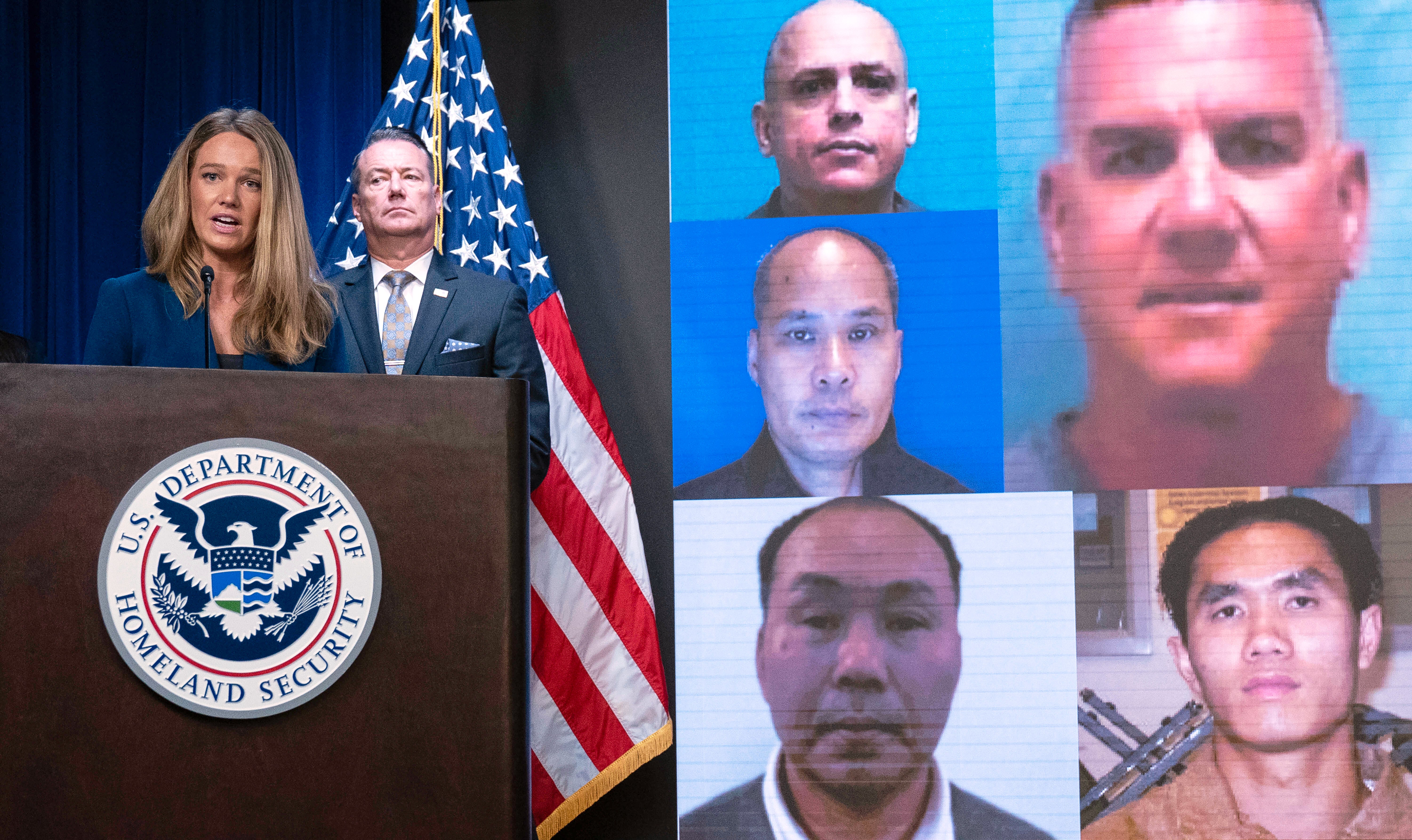 Homeland Security assistant secretary Tricia McLaughlin and Immigration and Customs Enforcement chief Todd Lyons have defended the removal of a group of Asian nationals to South Sudan despite a federal court order