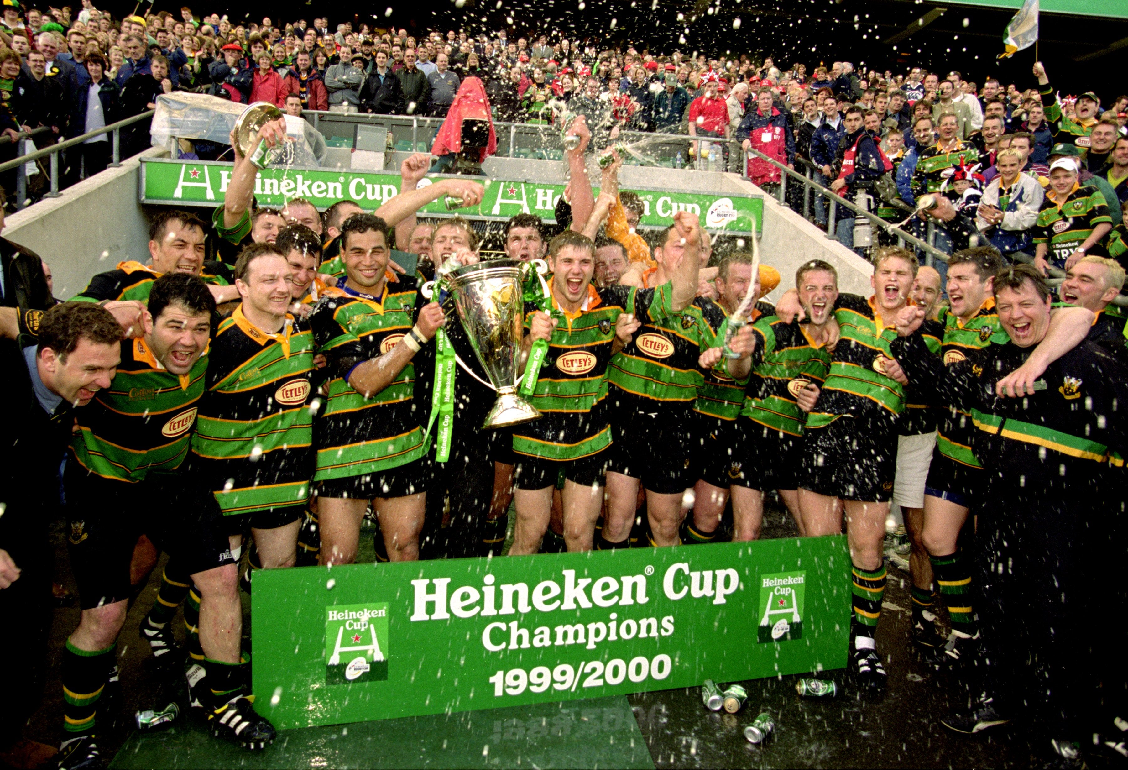 Northampton won the Heineken Cup in 2000