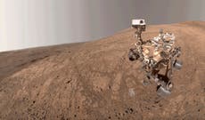 NASA's Mars Perseverance snaps a selfie as a Martian dust devil blows by