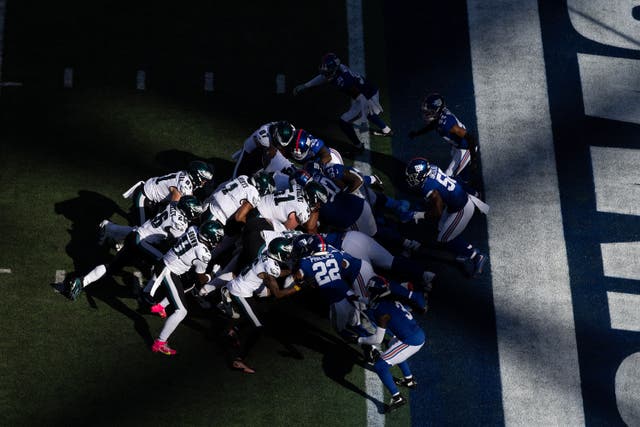 <p>The ‘tush push’ play was made popular by the Philadelphia Eagles </p>
