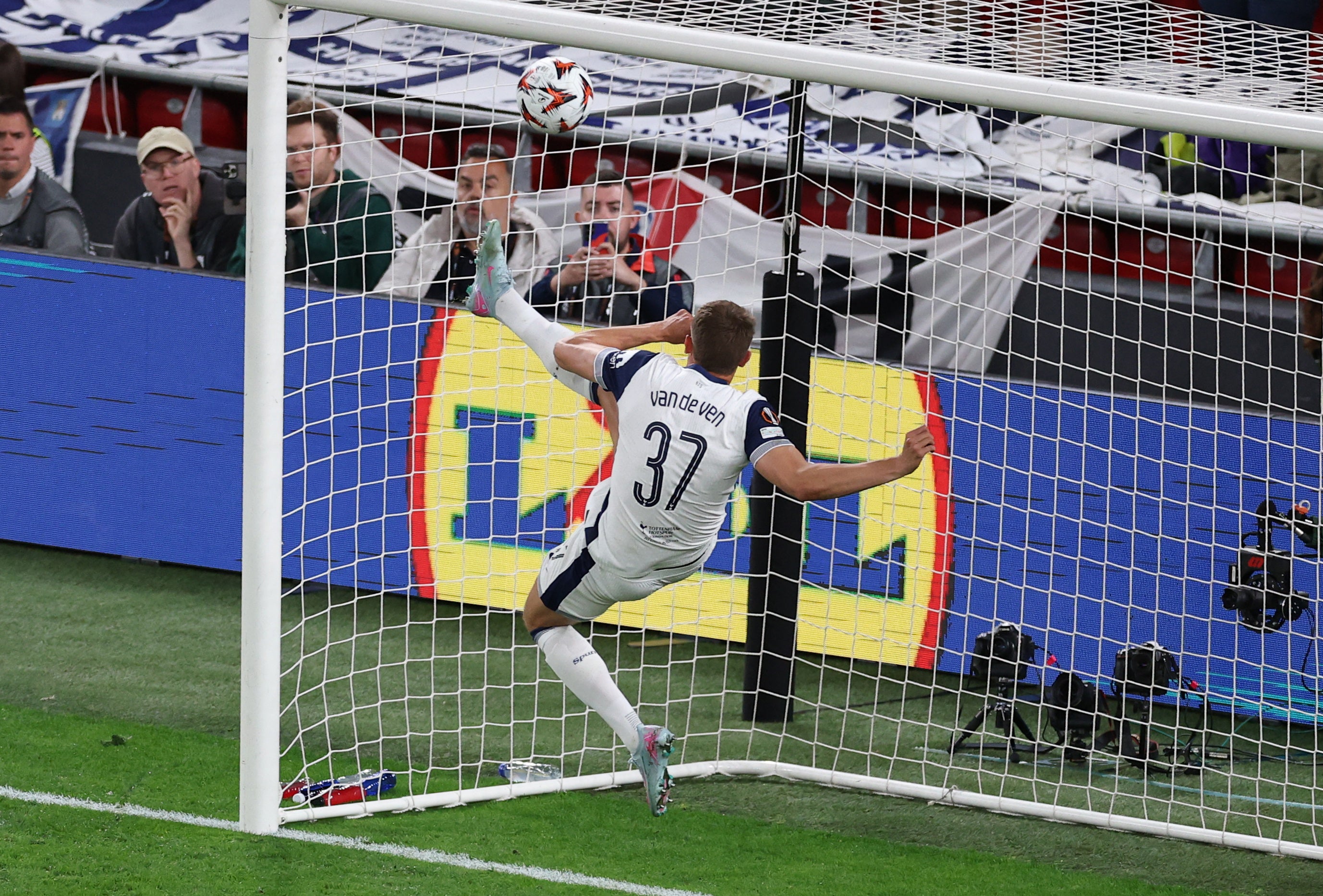 Van de Ven made a brilliant goal-line clearance