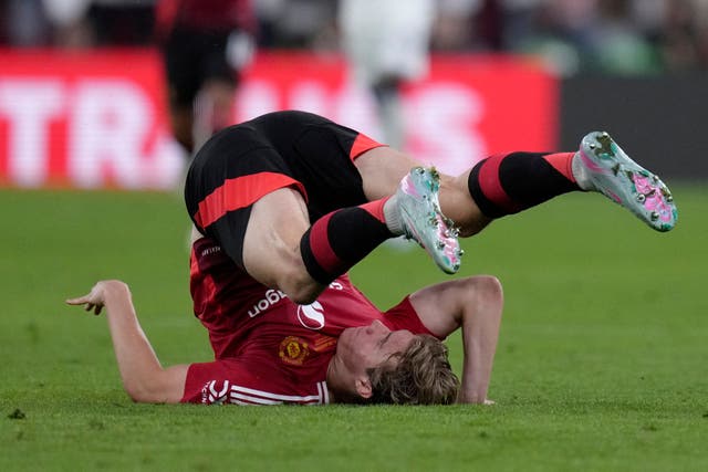 <p>Manchester United fell at the final hurdle in the Europa League</p>