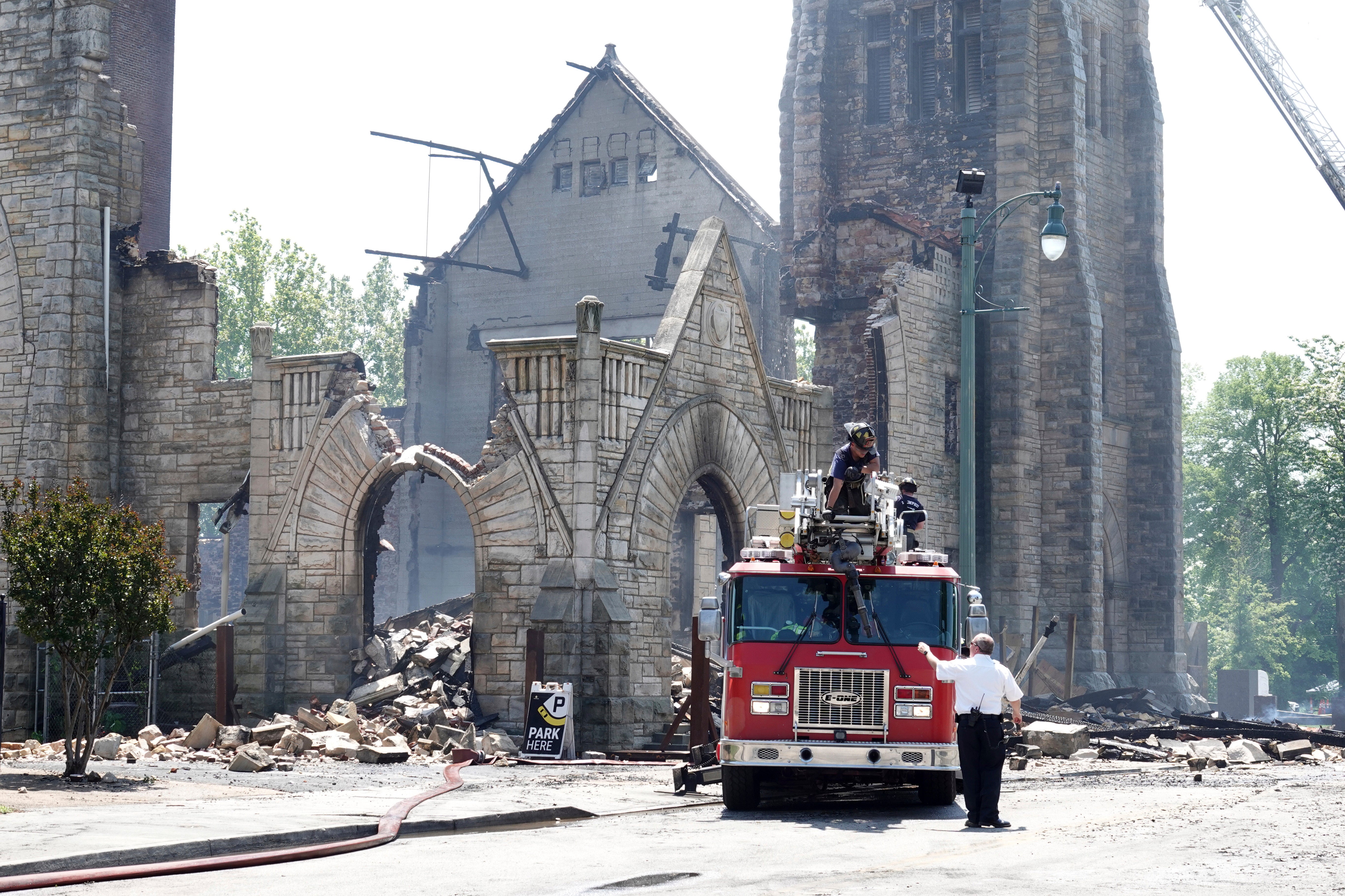 Memphis Historic Church Fire