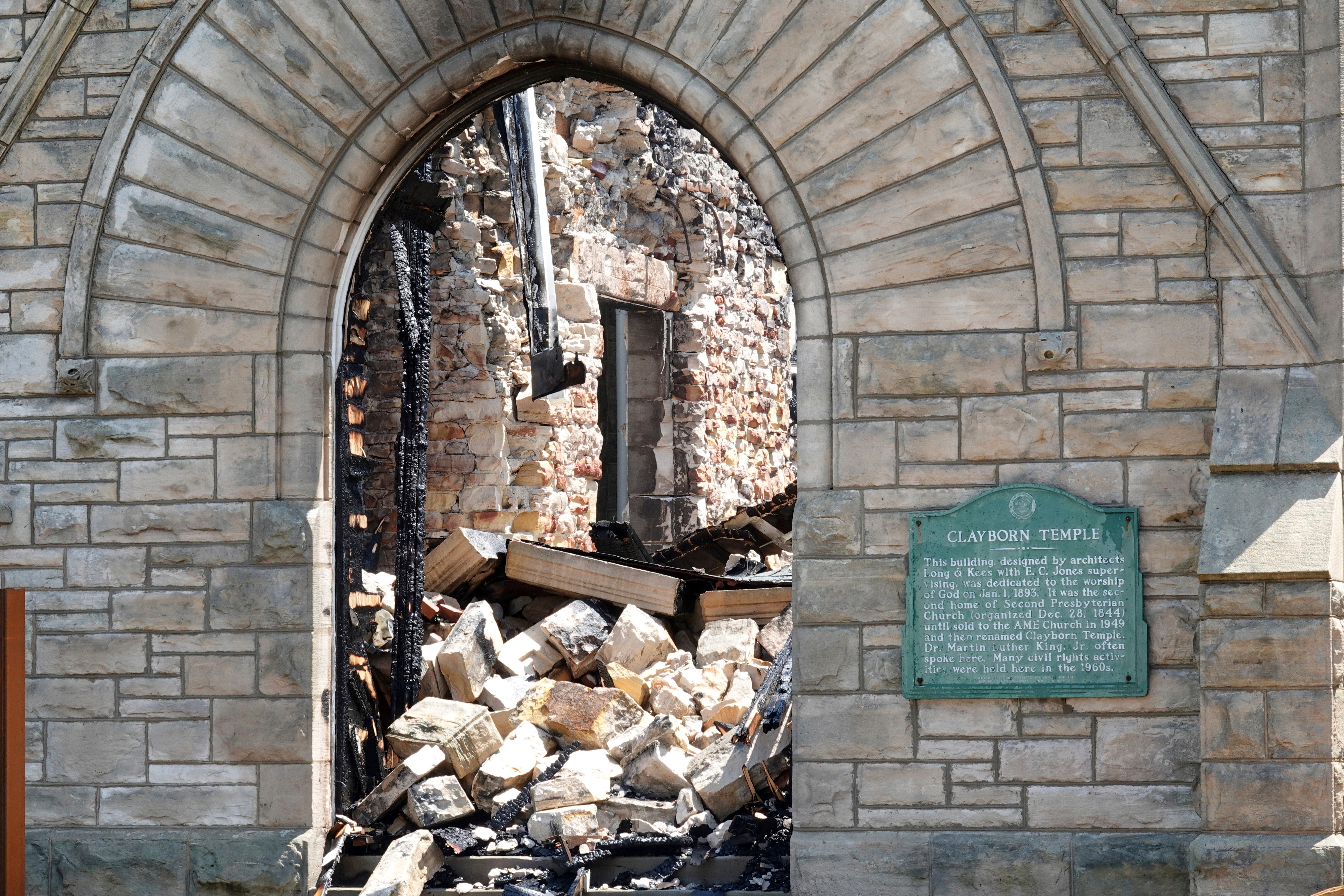 Memphis Historic Church Fire