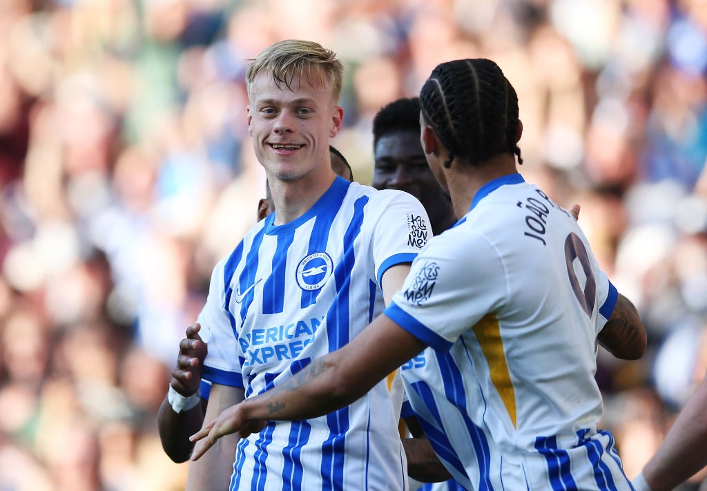 Jan Paul van Hecke (left) was involved in a training ground altercation with Joao Pedro