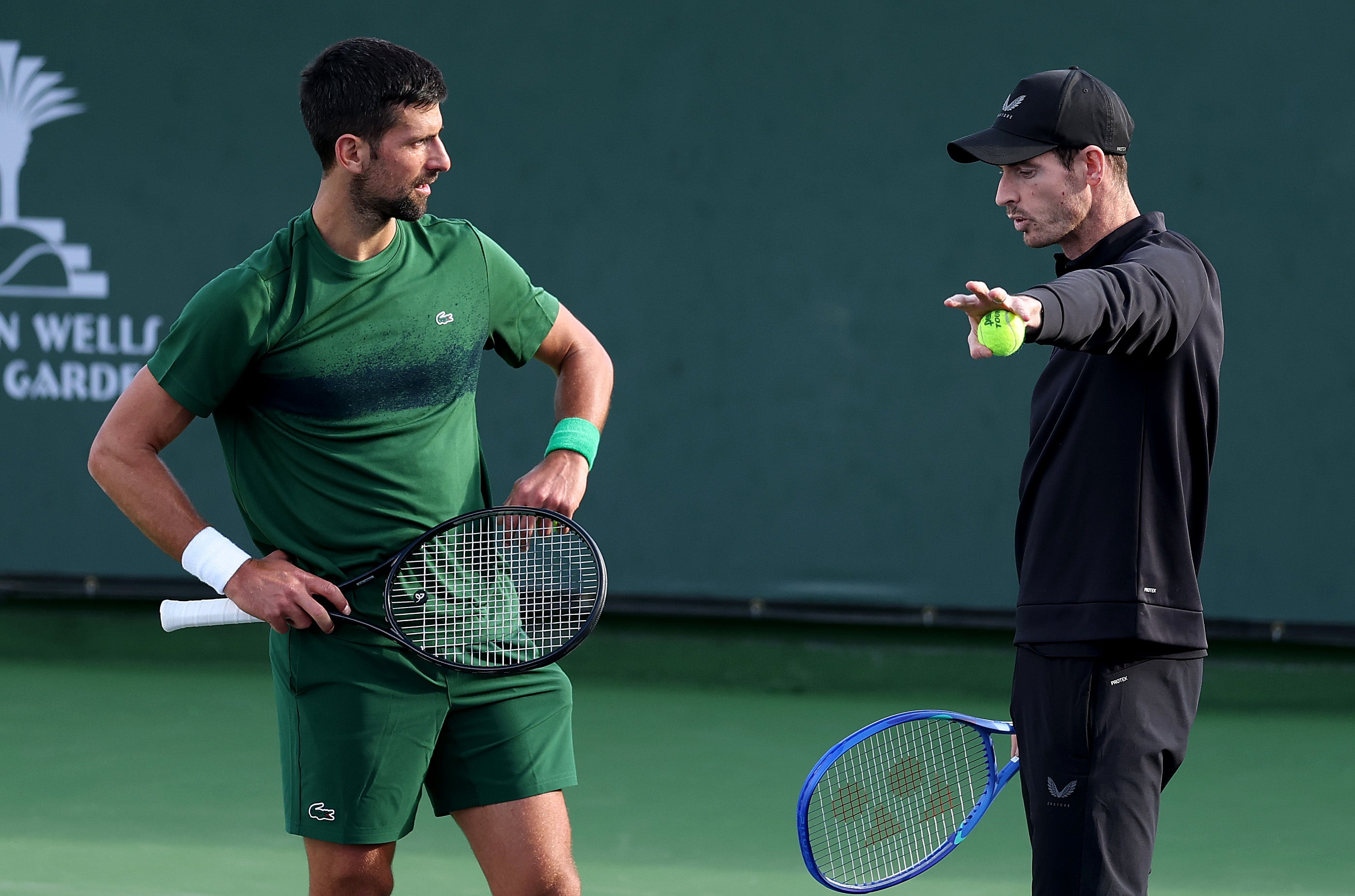 Novak Djokovic’s time with Andy Murray as his coach ended after six months
