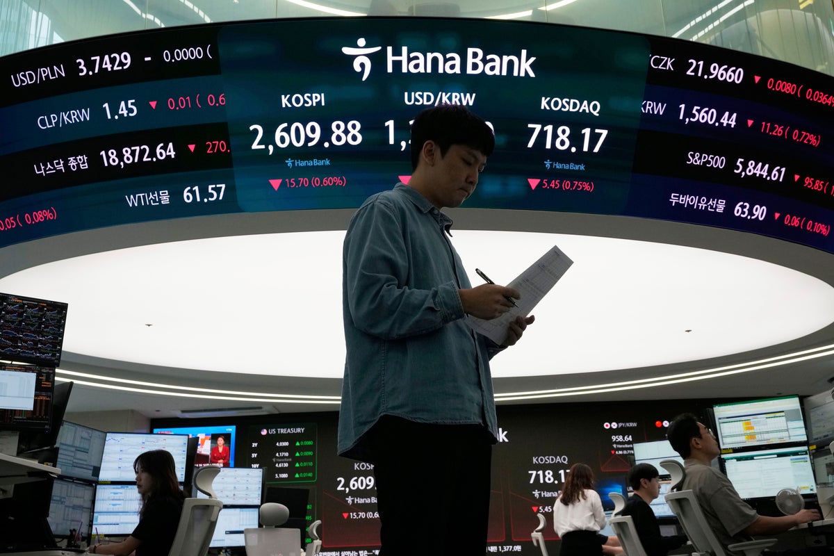 Asian shares slip as worries about U.S. debt send Wall St tumbling