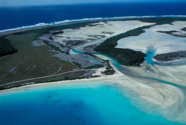 <p>Diego Garcia, the largest of the Chagos Islands, is home to a military base (John Parker/ Sylvia Cordaiy Photo Library Ltd /Alamy/PA)</p>