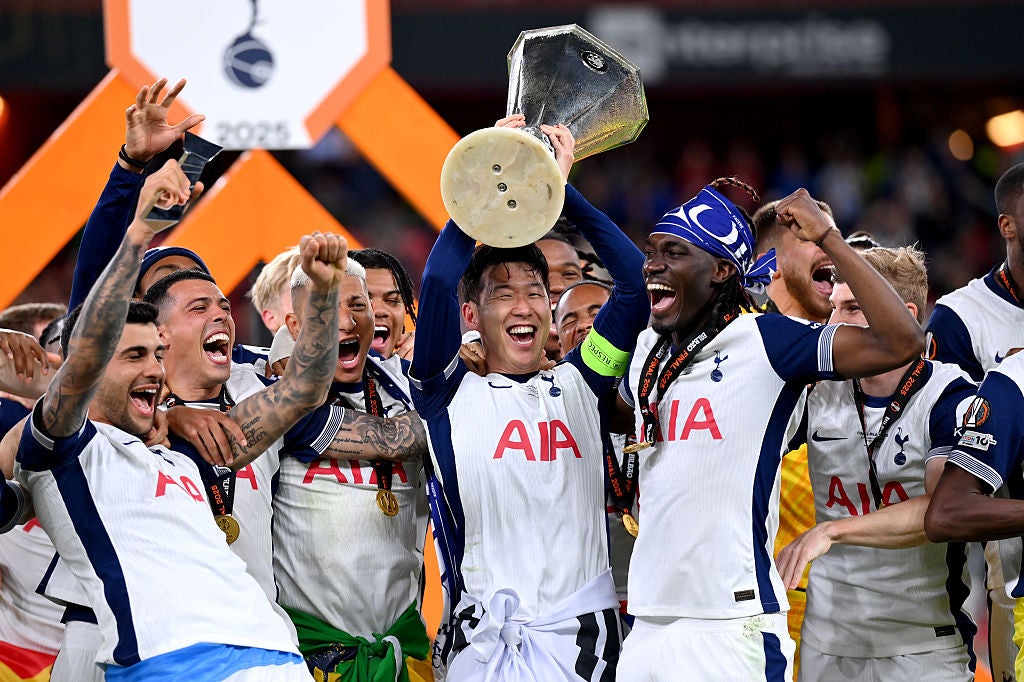 Spurs’ Europa League win means a record six Premier League teams will be in next season’s Champions League