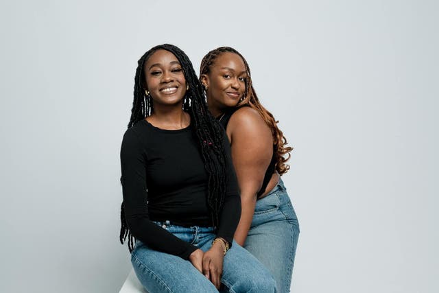 Grace Enock and Ore Abiona launch their new Scene Queens Podcast. (You Photo Studio/PA)