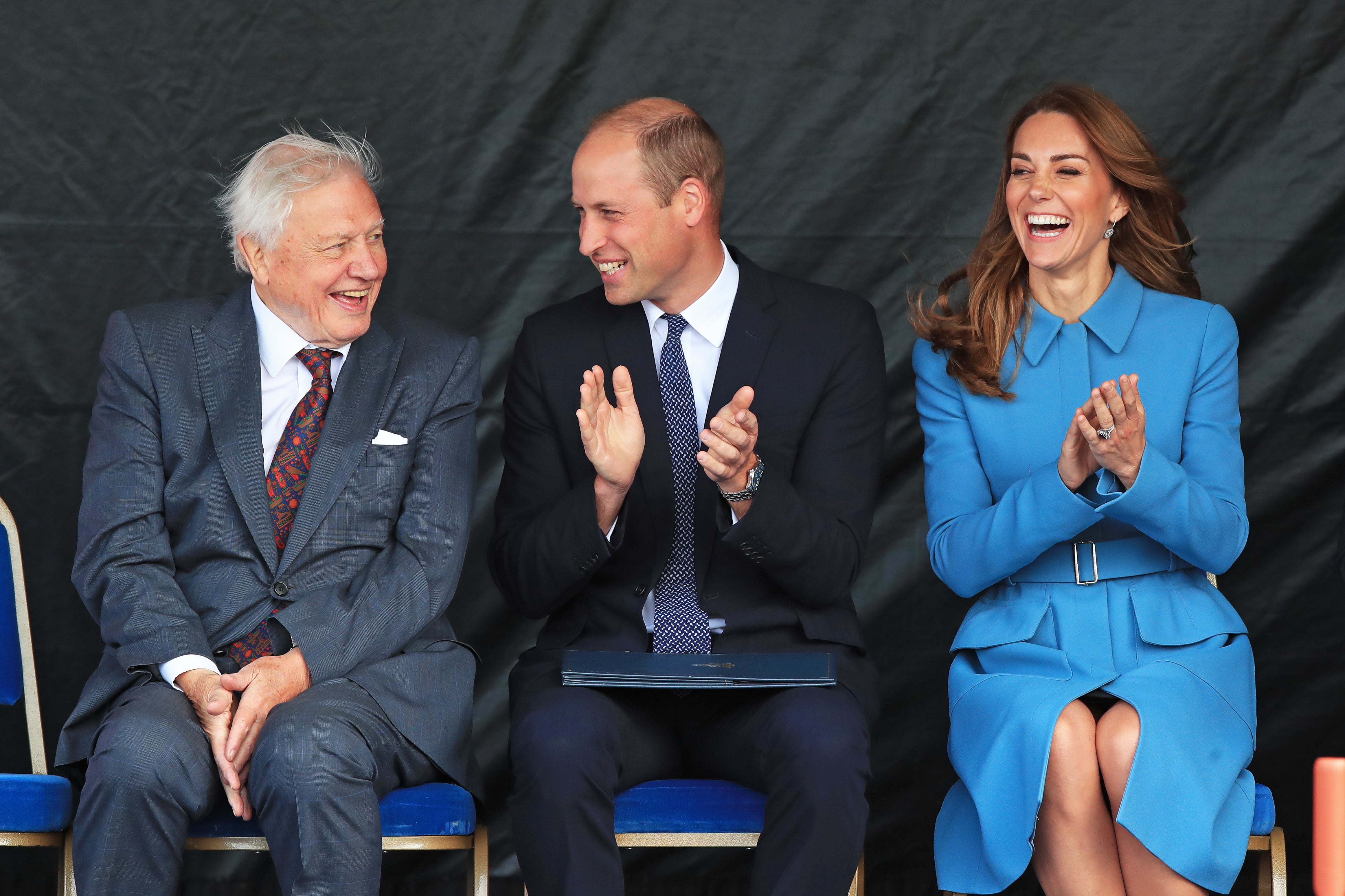 Prince William has praised Sir David Attenborough as the inspiration behind his new wildlife documentary series (pictured 2019)