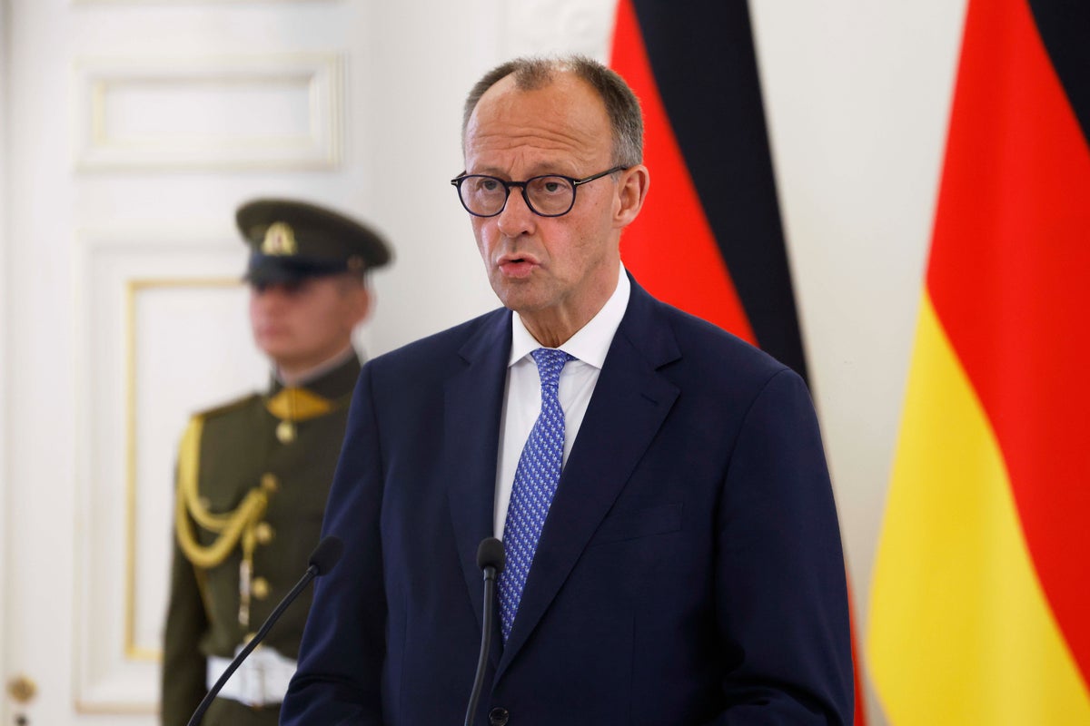 Germanys Merz inaugurates a historic new brigade in Lithuania and pushes for security spending