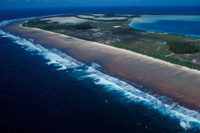 The deal would see Britain give up sovereignty of the island territory to Mauritius and lease back a crucial military base there (Alamy/PA)