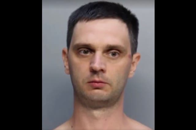 <p>Andrei Sevastianov, 37, was arrested after being filmed kicking his toddler and ‘slamming’ her into the wall at a Florida apartment complex, police say</p>