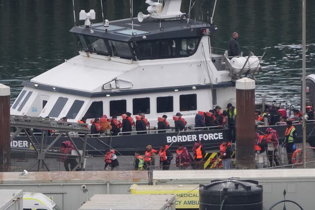 Eritreans have overtaken Afghans as the most common nationality among migrants making the journey to the UK across the English Channel (Gareth Fuller/PA)