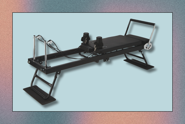 <p>Aldi's viral reformer Pilates machine is 92 per cent cheaper than the leading brand's</p>