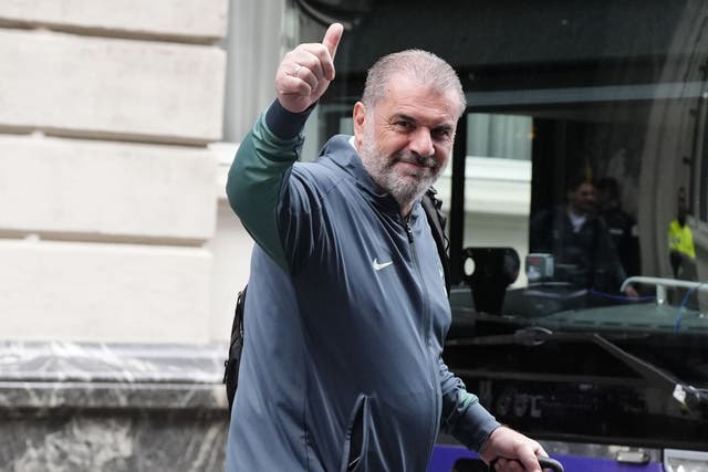 Ange Postecoglou guided Tottenham to Europa League glory (Nick Potts/PA).