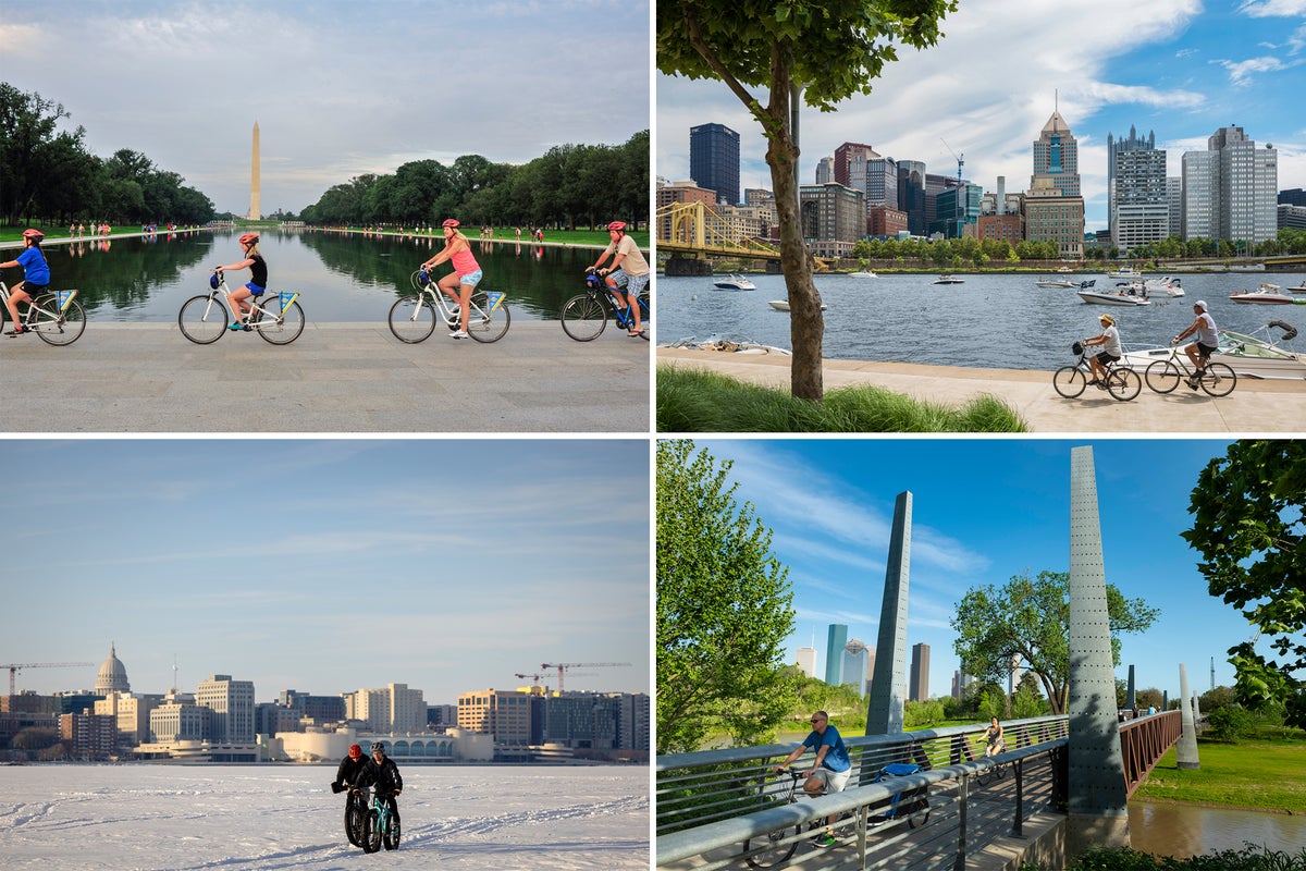 Eight American cities that are surprisingly great for cycling