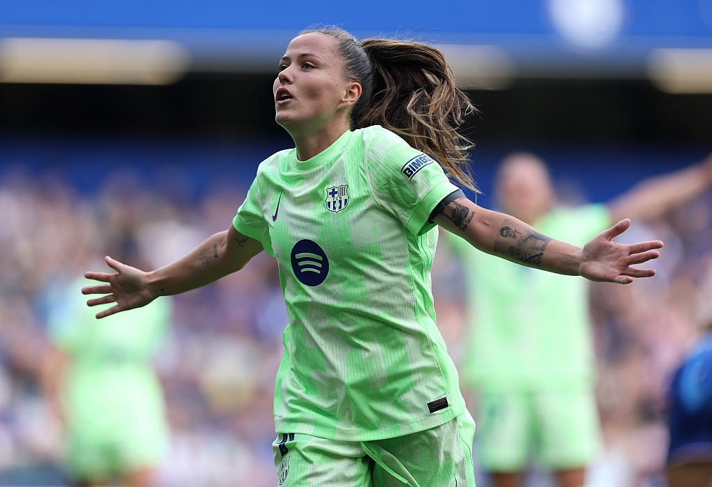 Claudia Pina anotó en la victoria 4-1 sobre Chelsea en Stamford Bridge