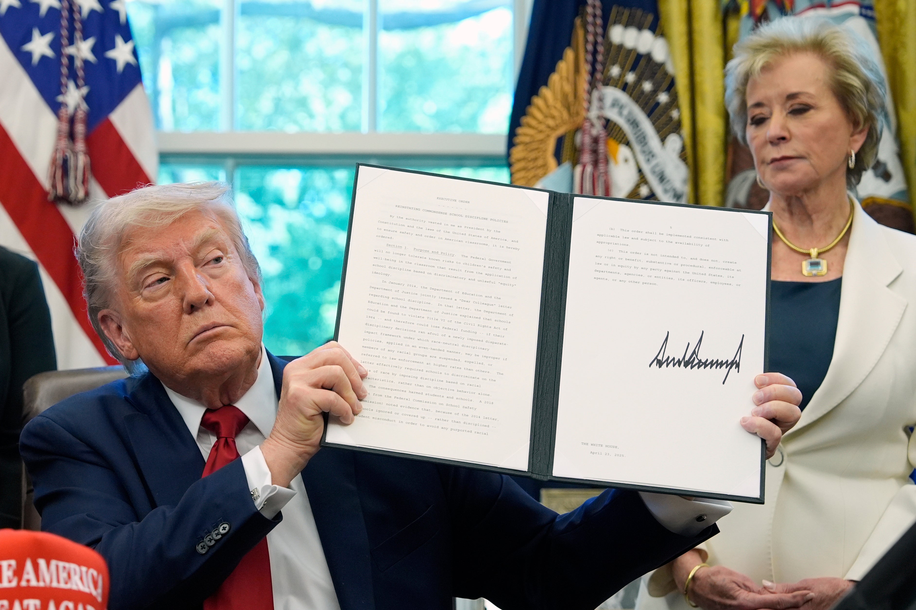 A federal judge has blocked the Trump administration from shuttering the Department of Education by executive order