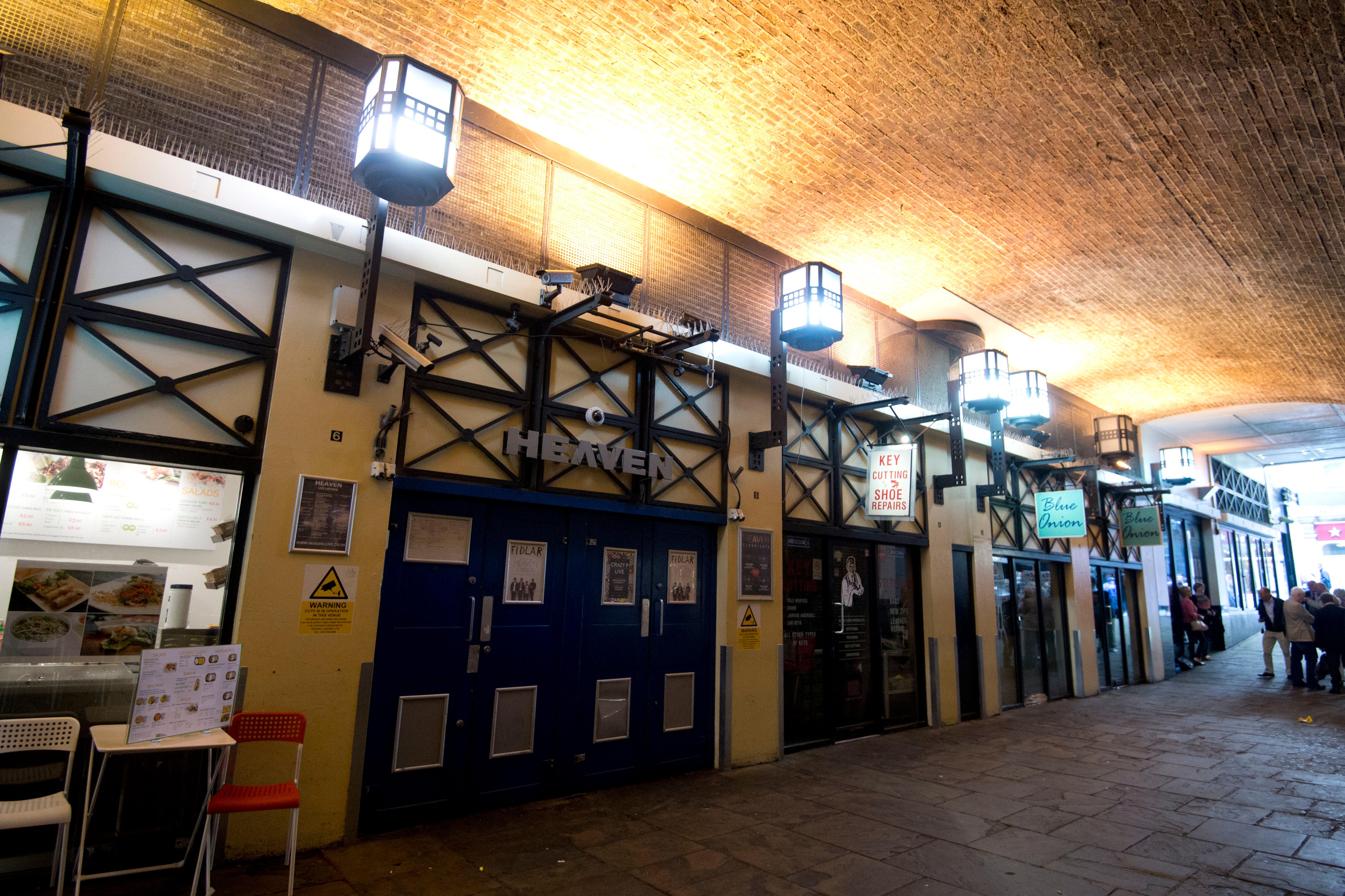 A Heaven security guard denies the charges against him (Hannah McKay/PA)