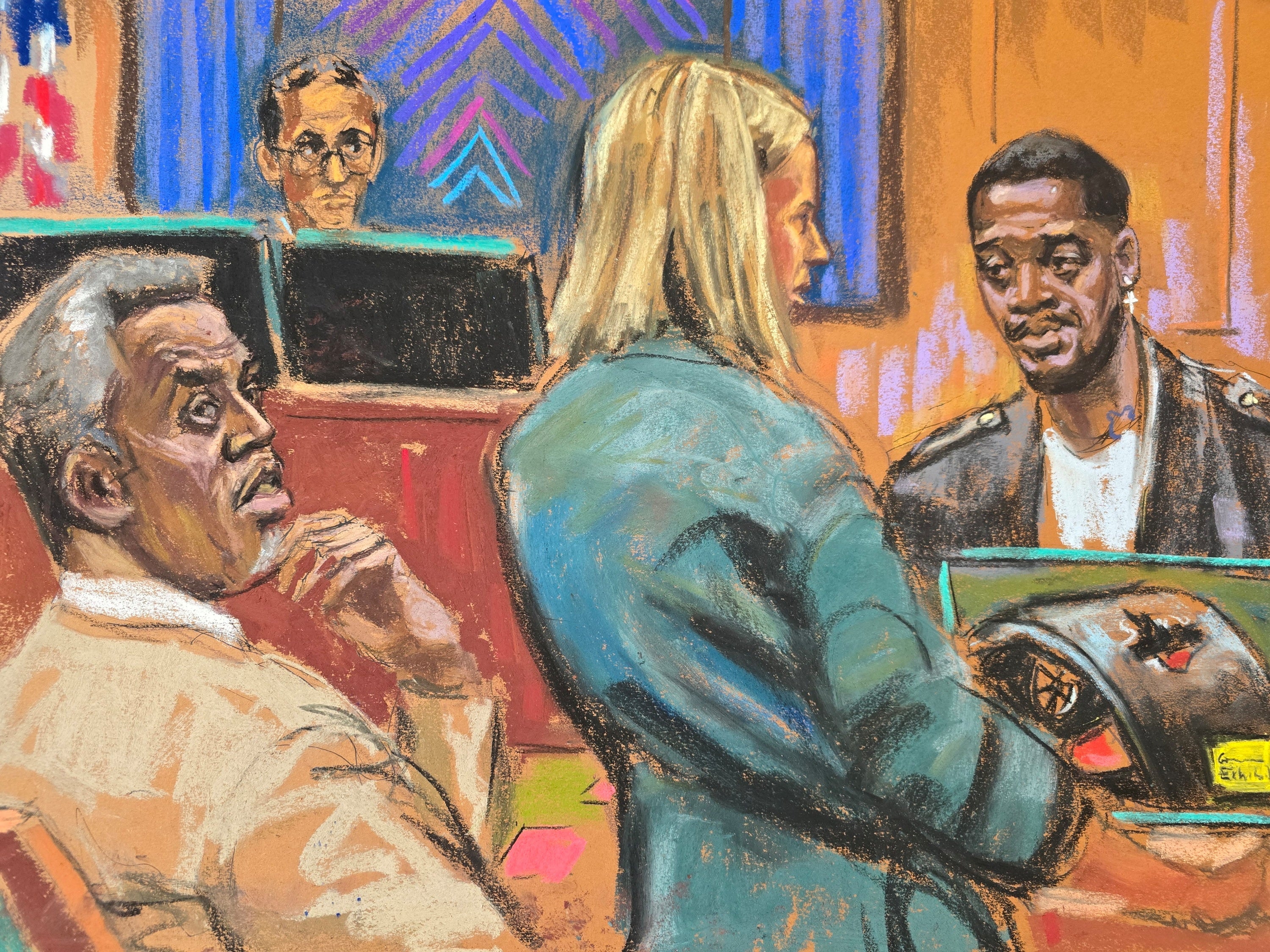 Rapper Kid Cudi testifies at Diddy’s sex trafficking trial about his car being firebombed and his house being broken into — incidents that he believes the music mogul was involved in