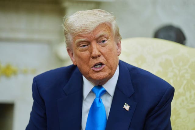 <p>President Trump has hit out at Keir Starmer’s use of ‘windmills’</p>