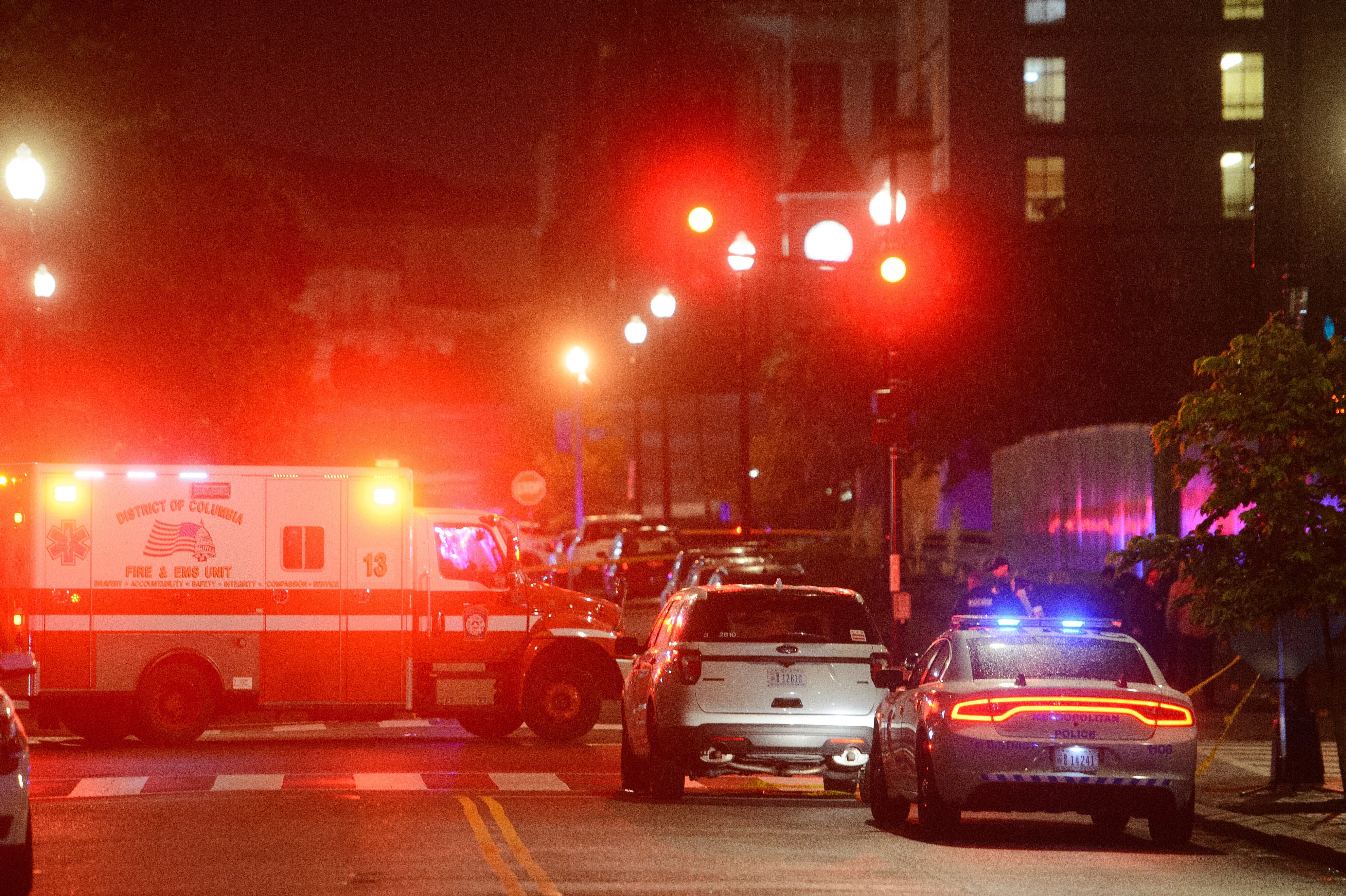 The suspect was observed pacing outside the museum before the shooting