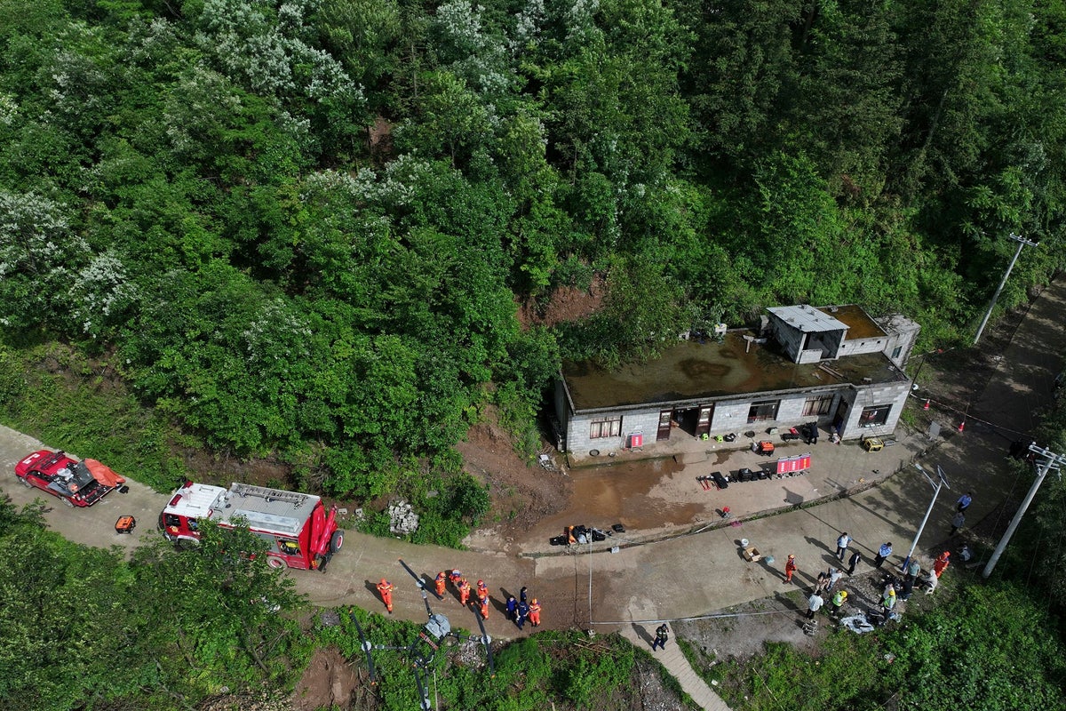 4 dead and 17 trapped in landslides in southwestern China
