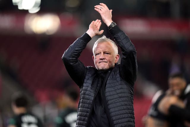 Boss Chris Wilder says former player George Baldock remains in Sheffield United’s thoughts (PA)