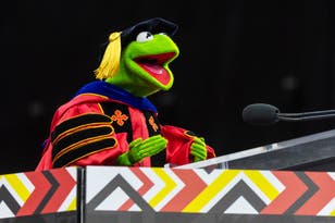 Watch: Kermit the Frog issues heartwarming advice for graduates