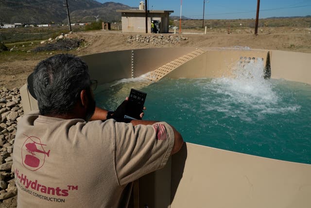Climate Wildfires Heli-Hydrants