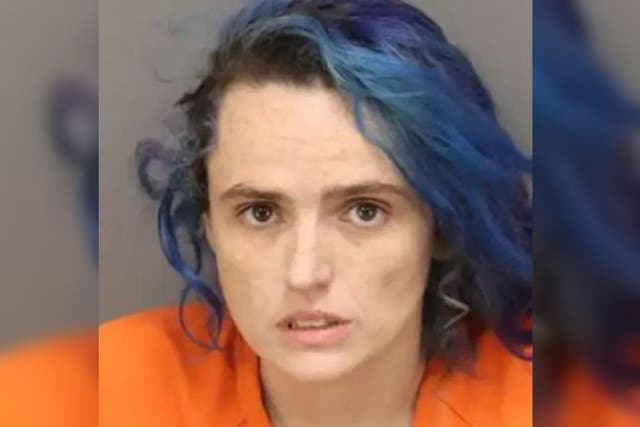 <p>Laura Garrett faces a battery charge after the alleged attack on the 72-year-old Florida resident  </p>