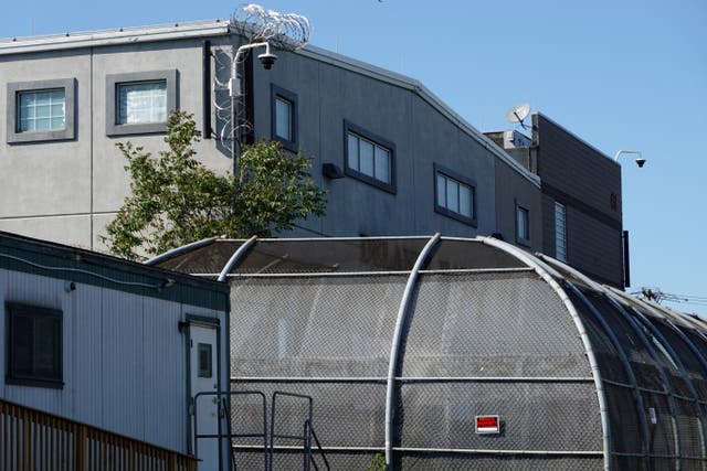 <p>A view of Delaney Hall, a 1,000-person detention center operated by private prison company GEO Group for Immigration and Customs Enforcement in New Jersey. In Texas, a private security guard at an ICE facility is accused of choking a detainee.</p>
