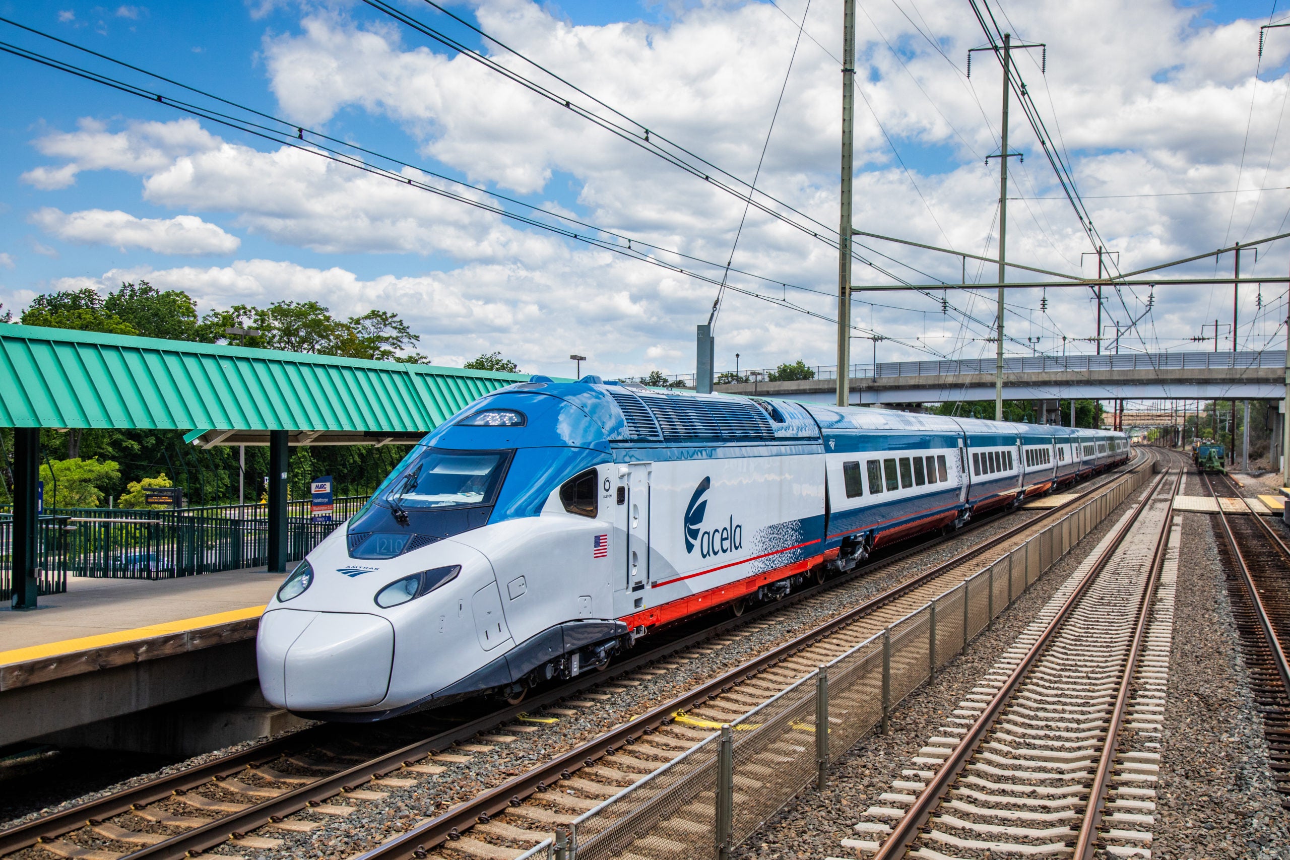 The Northeast Corridor has benefited from substantial federal funding. Above is an Acela on a test run