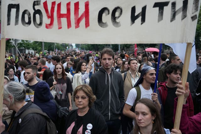 Serbia Protest