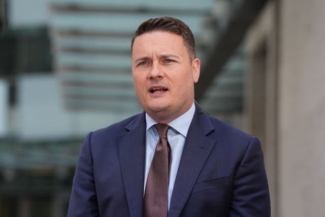 <p>Wes Streeting is the government’s health secretary</p>